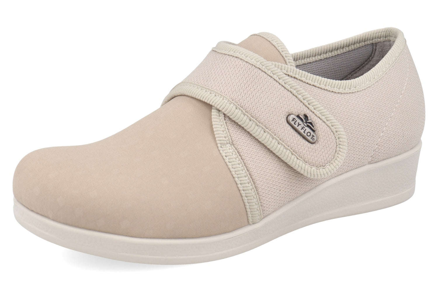 fly-flot-damen-pantoffel-aus-elastischer-microfaser-mit-klett image 1