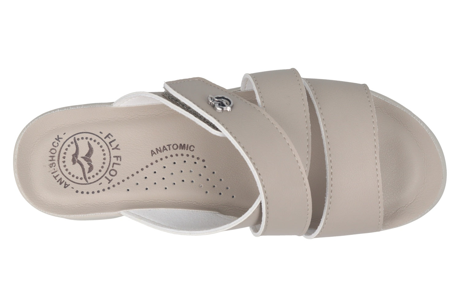 fly-flot-damen-pantolette-ecopelle-klett-air-flot-5cm image 2