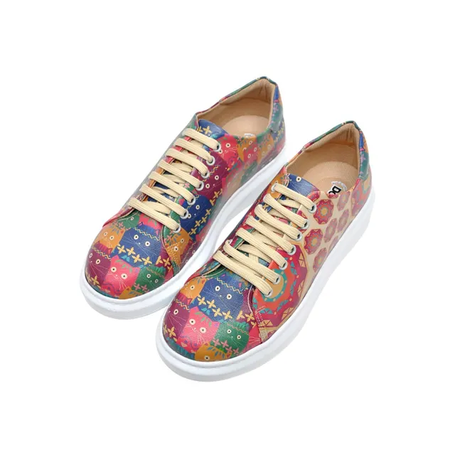 dogo-myra-vegane-bunte-damen-sneaker-mit-plateausohle image 1
