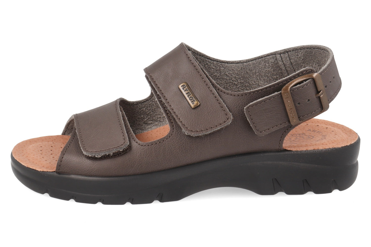 fly-flot-herren-sandale-evopell-mit-klett-leder-fu-bett-3-5-cm-sohle image 3