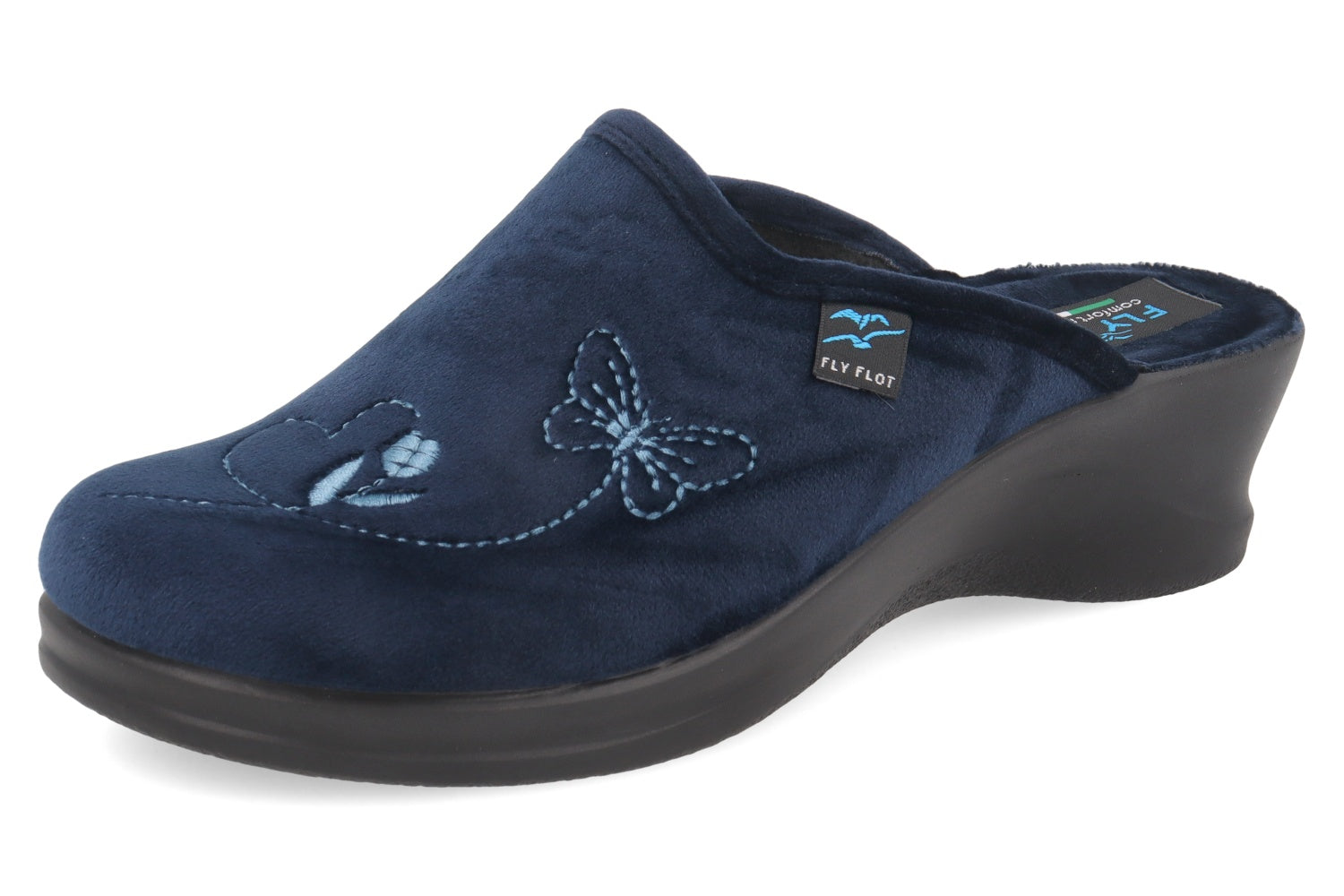 fly-flot-pantolette-f-r-damen-aus-samt image 1
