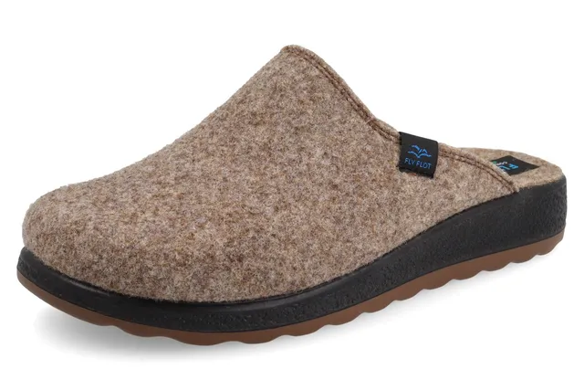 fly-flot-herren-hausschuh-aus-100-regenerierter-wolle-anti-shock-3-5-cm image 1