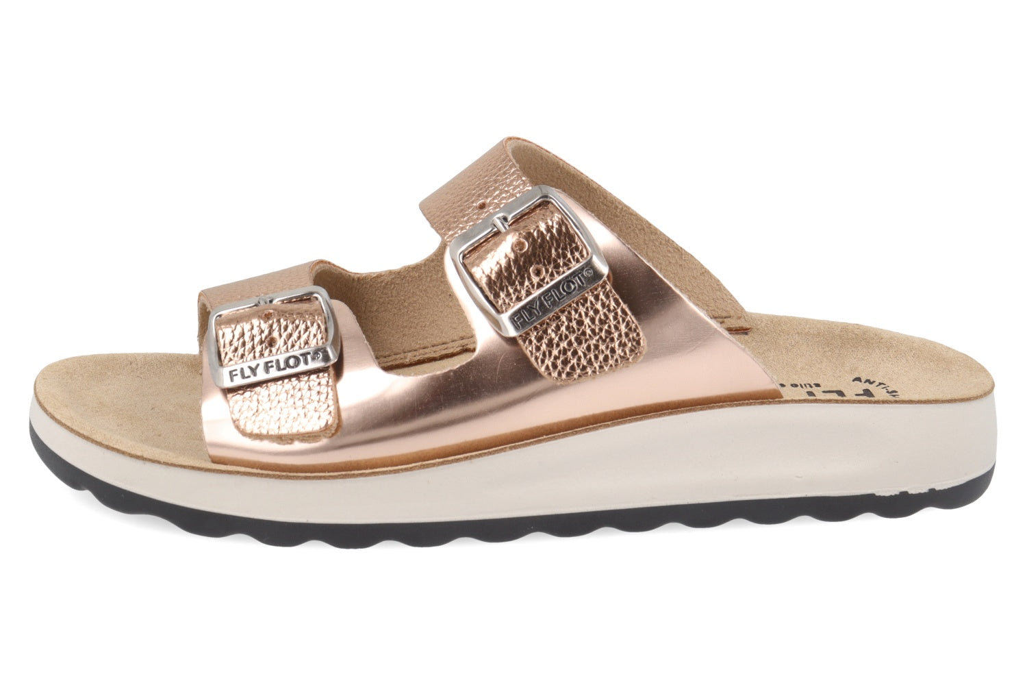 fly-flot-damen-pantolette-aus-eco-leder-mit-schnalle-und-air-flot-2-5-cm-sohle image 7