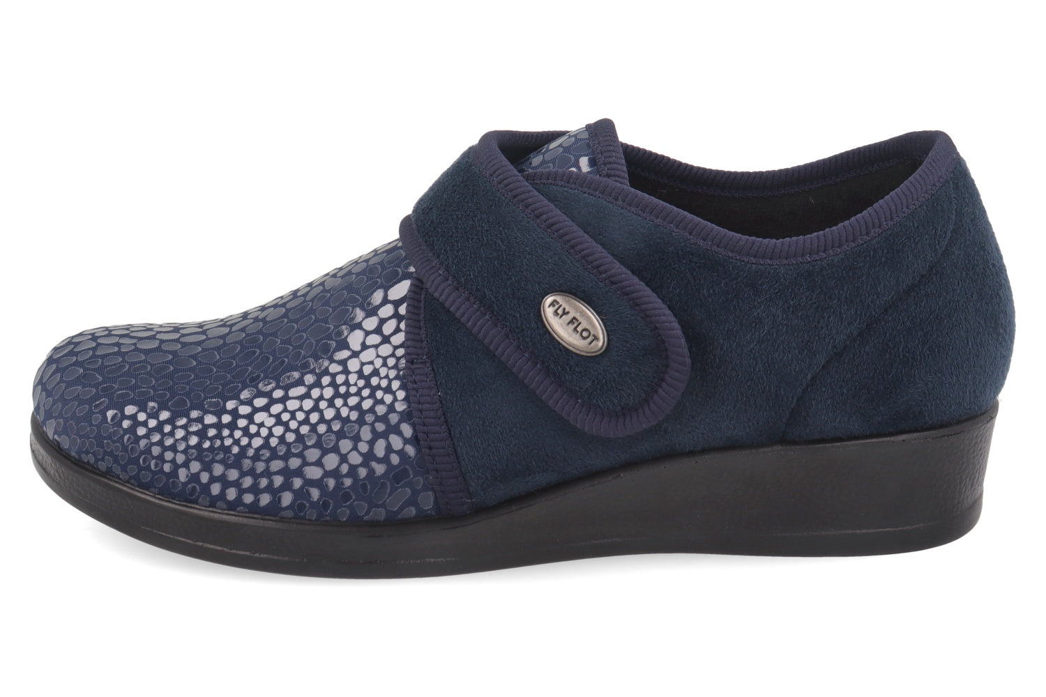 fly-flot-damen-pantoffel-aus-elastischer-mikrofaser-mit-klett image 3