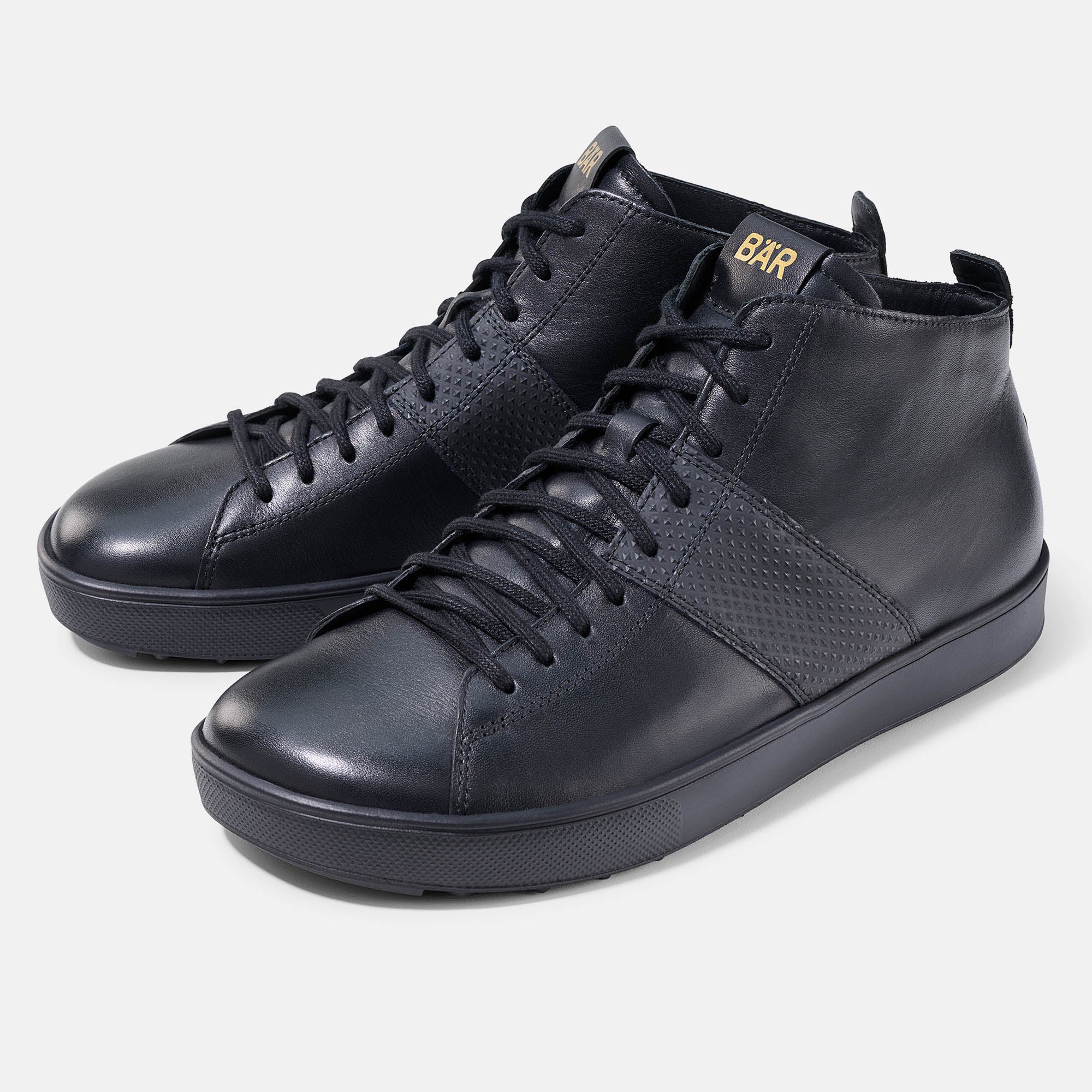 b-r-ryan-herren-retro-boot-stiefelette-schwarz-filzfutter-flach image 2