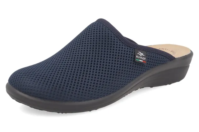 fly-flot-damen-hausschuh-netz-elastik-mit-leder-fu-bett image 1