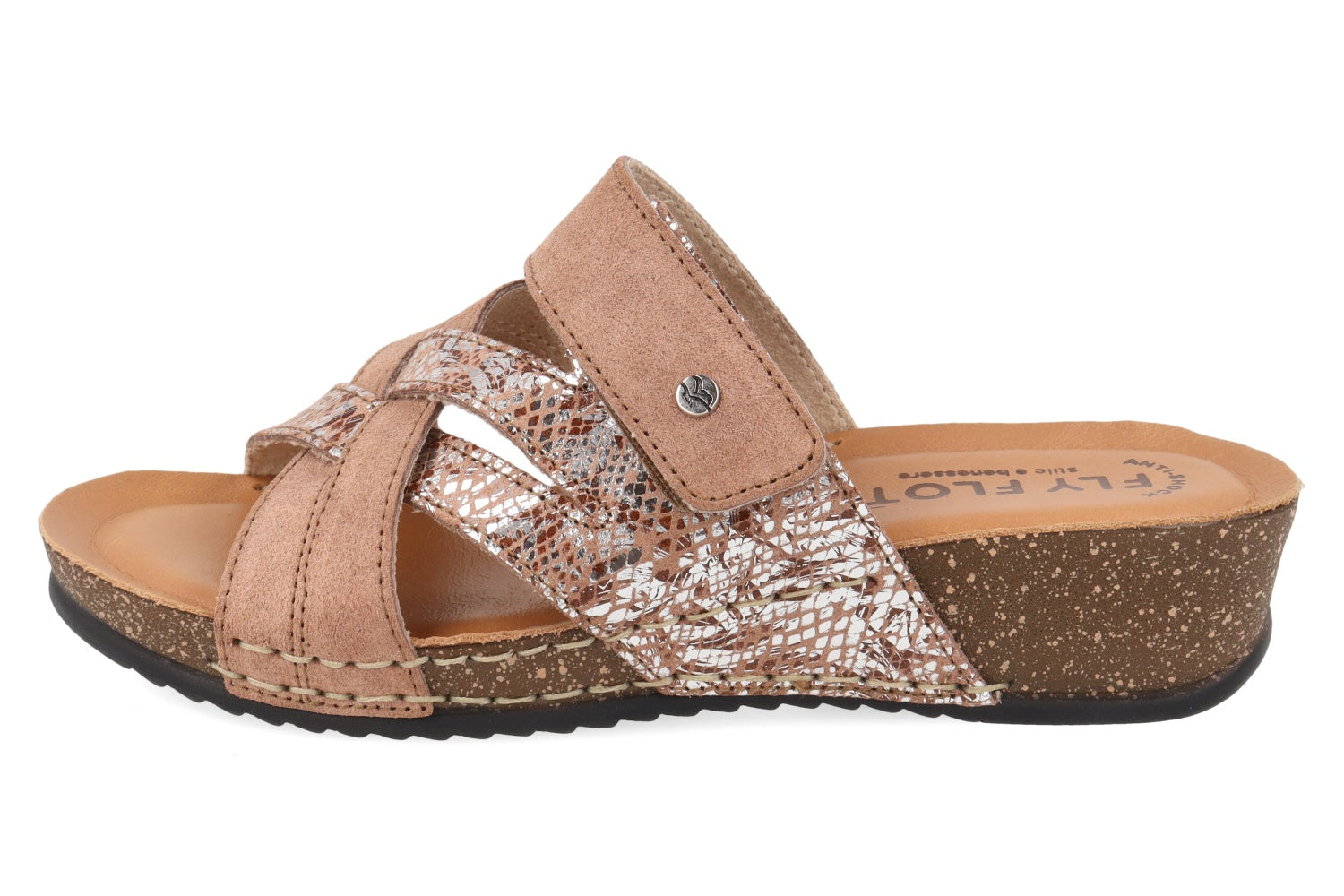 fly-flot-ciabatta-da-donna-in-pelle-damen-leder-pantolette-klett image 3