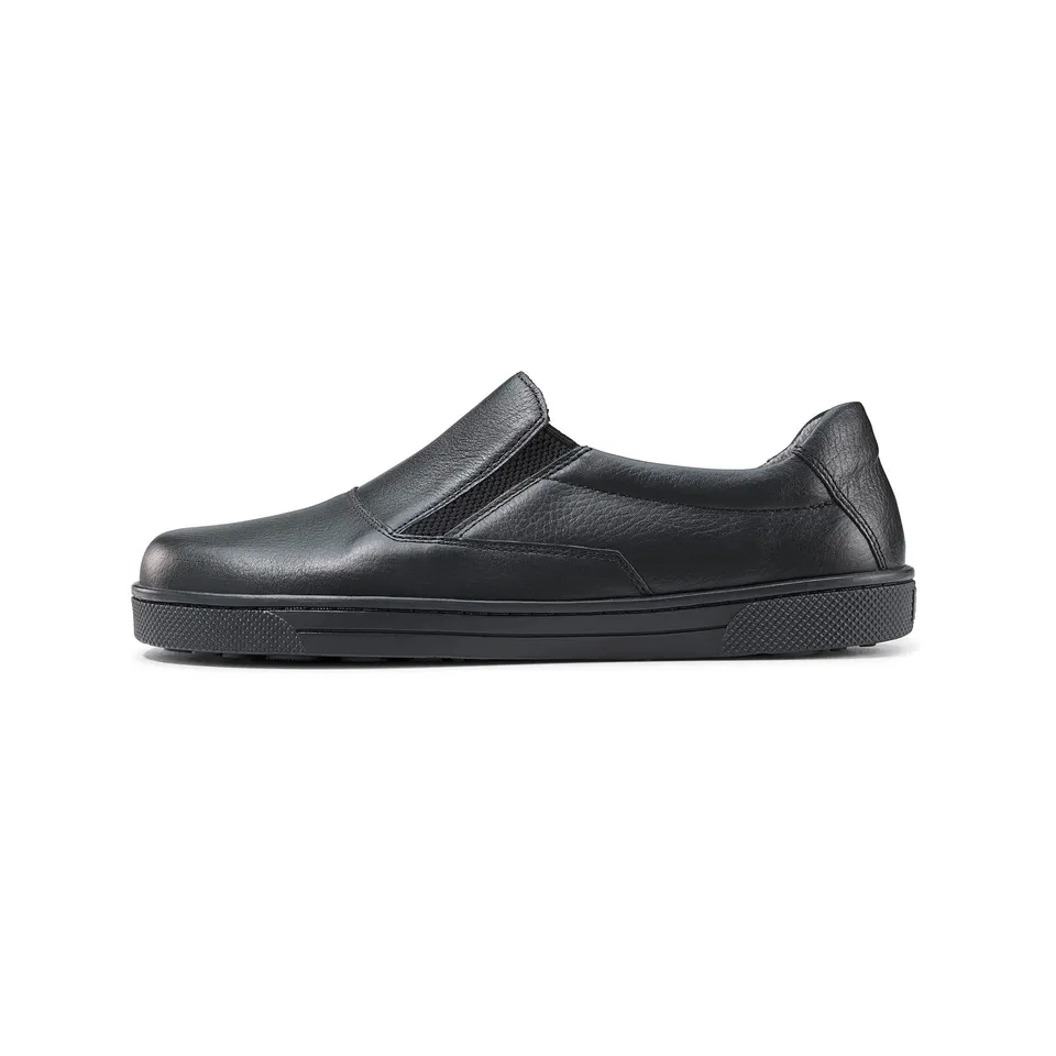 b-r-bastian-herren-slipper-schwarz-flach image 1