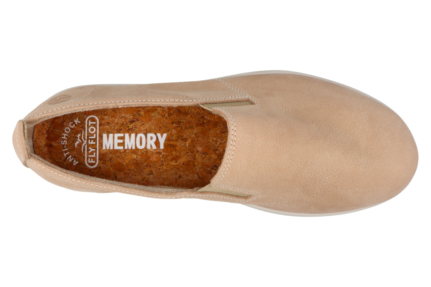 fly-flot-damen-halbschuh-aus-leder-mit-memory-korkfu-bett image 2