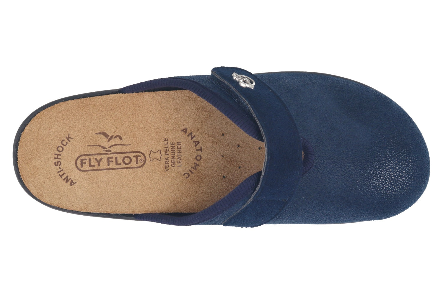 fly-flot-damen-pantolette-stretch-microfaser-klett-auswechselbares-fu-bett image 2