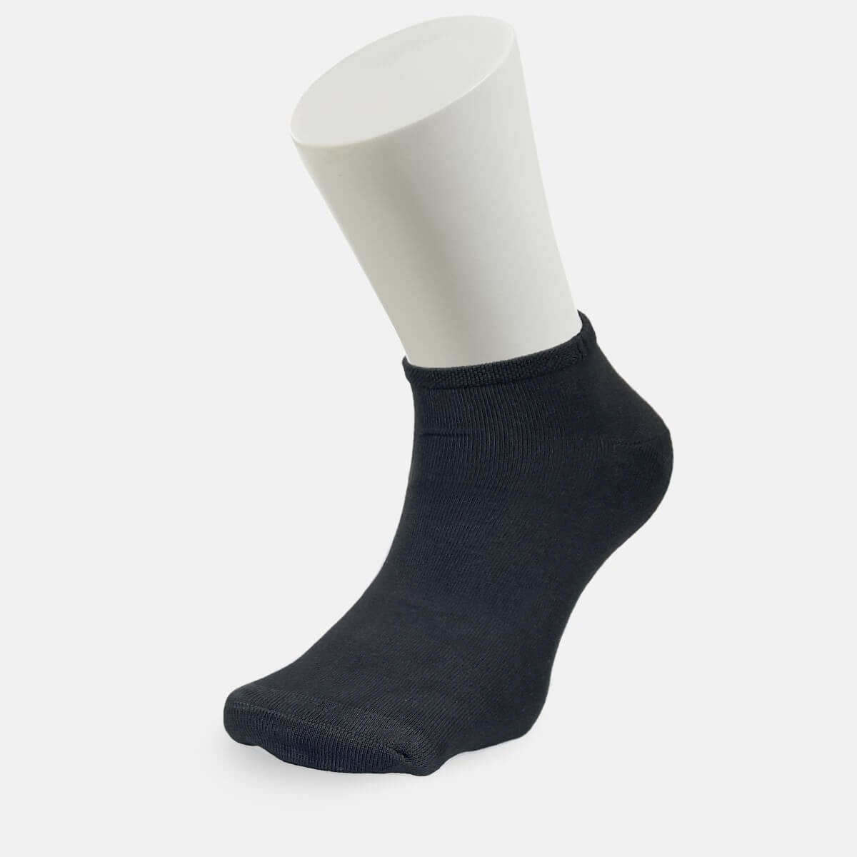 b-r-bambus-sneaker-socken-kurz-schwarz-wei image 2