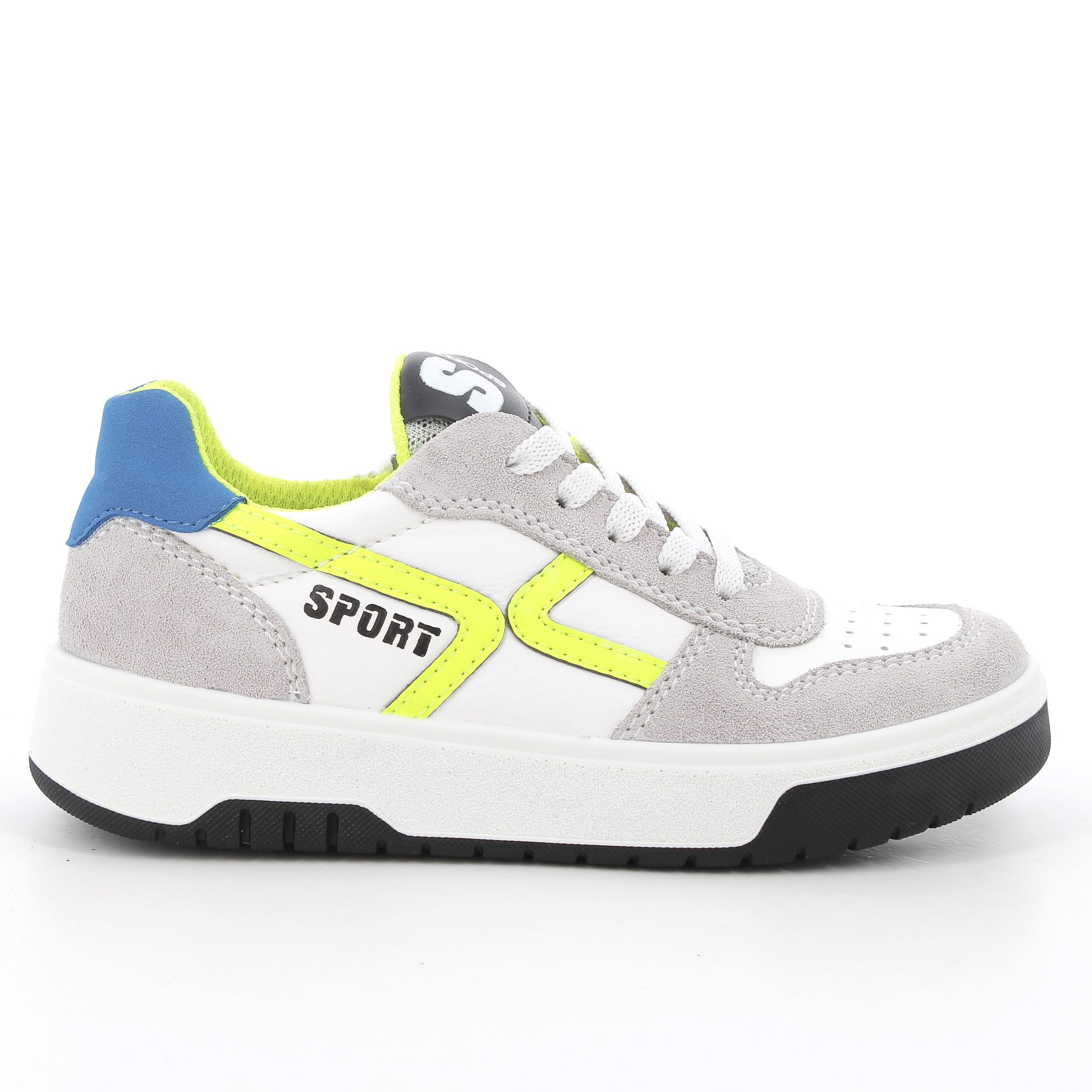 imac-kinder-sneaker-schn-rung-navy-gr-n-wei-leder image 2