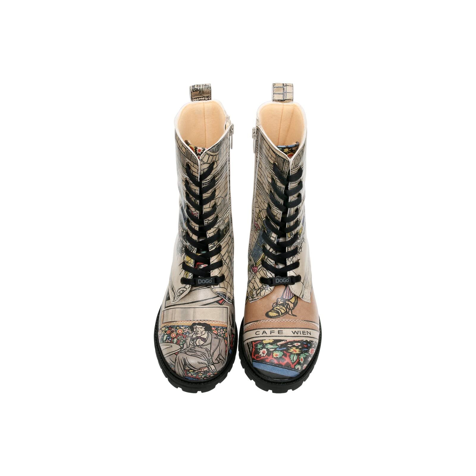 dogo-zipsy-boots-damen-stiefeletten-vegan-bunt image 2