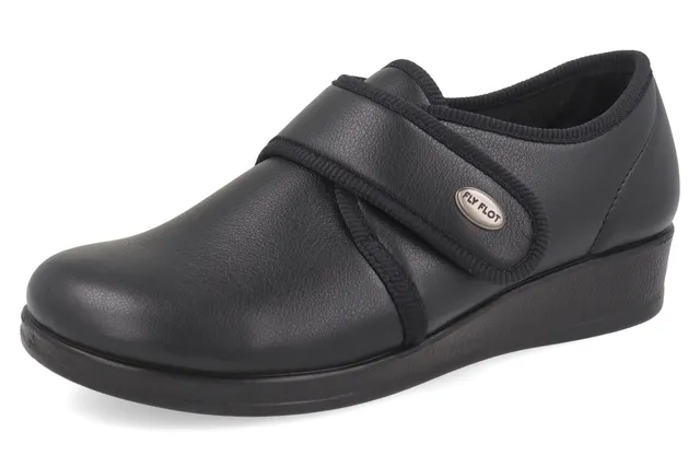 fly-flot-damen-pantofola-aus-elastischer-mikrofaser-mit-klett image 1