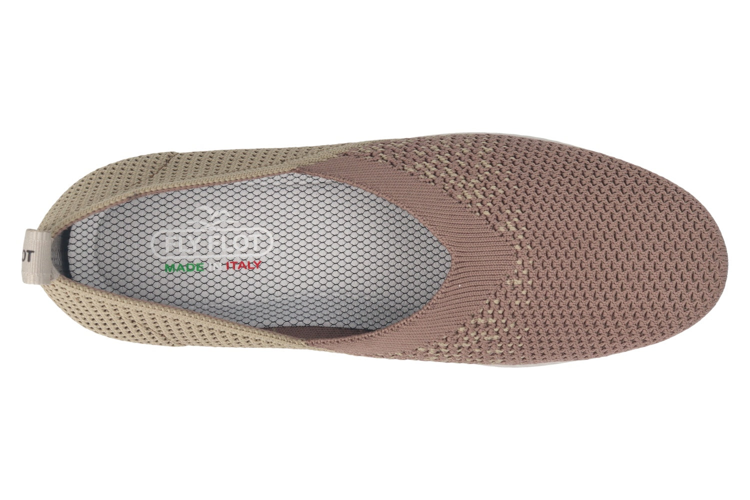 fly-flot-damen-slipper-aus-stretch-microfaser-memory-fu-bett-4-cm-sohle image 2