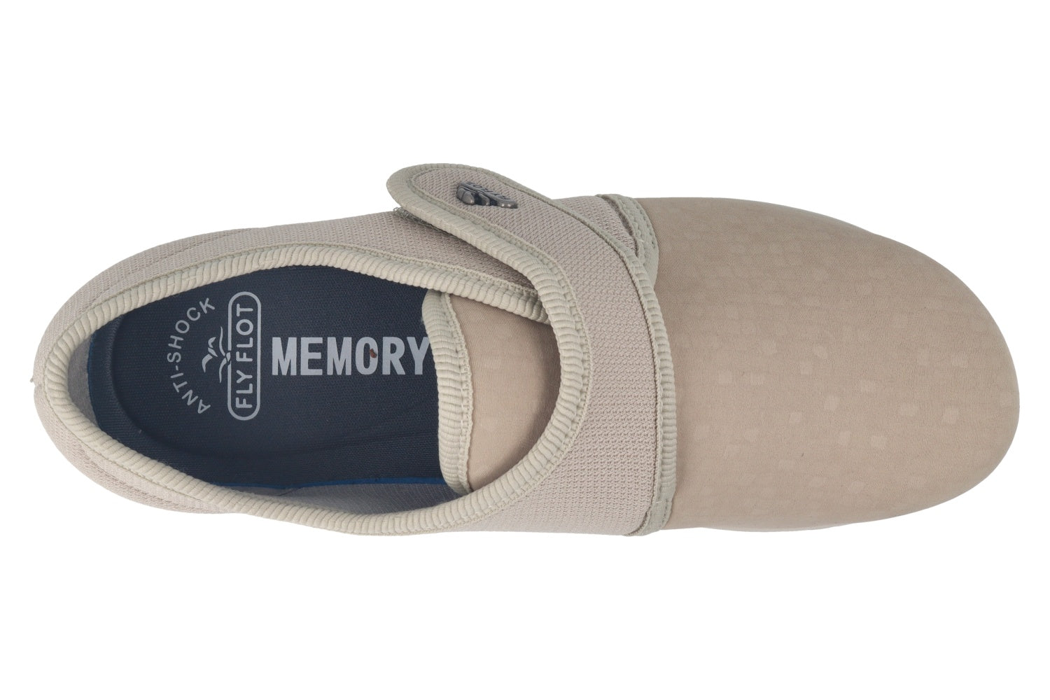 fly-flot-damen-pantoffel-aus-elastischer-microfaser-mit-klett image 2