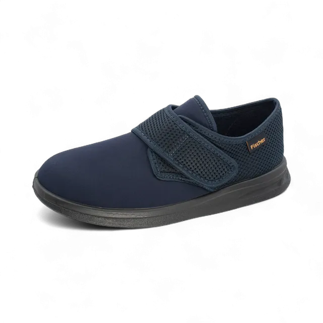fischer-markenschuh-ortho-neu-13955-unisex-klett-hausschuh-k-weite image 1