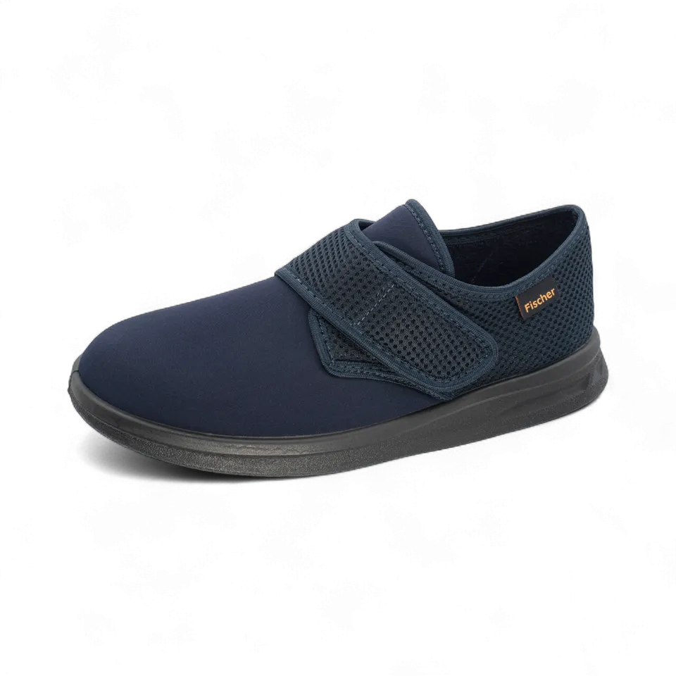 fischer-markenschuh-ortho-neu-13955-unisex-klett-hausschuh-k-weite image 1