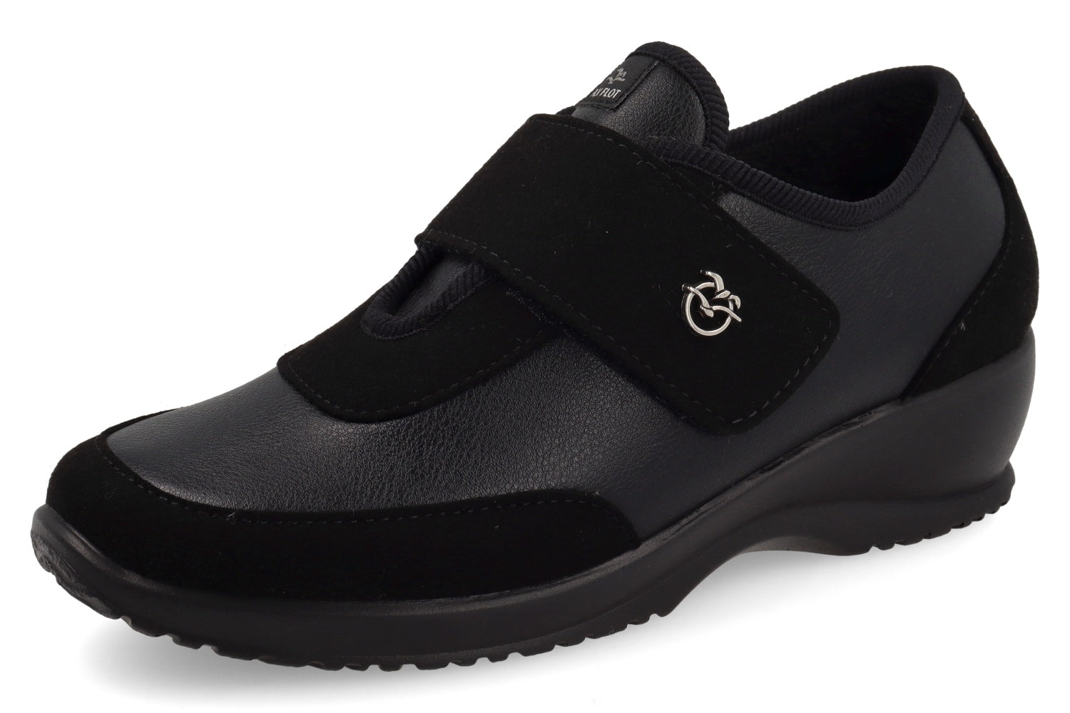 fly-flot-damen-halbschuh-aus-elastischer-microfaser-mit-klett image 1