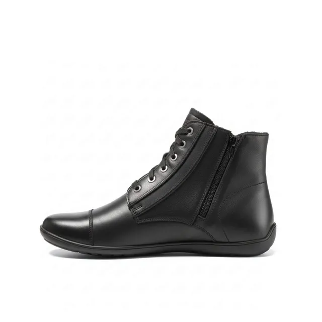 b-r-jason-herren-barfu-schuh-braun-schwarz-weblamm image 1