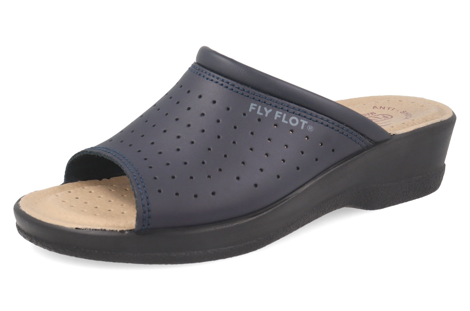 fly-flot-pantolette-damen-aus-gelochtem-leder-zum-schl-pfen image 1