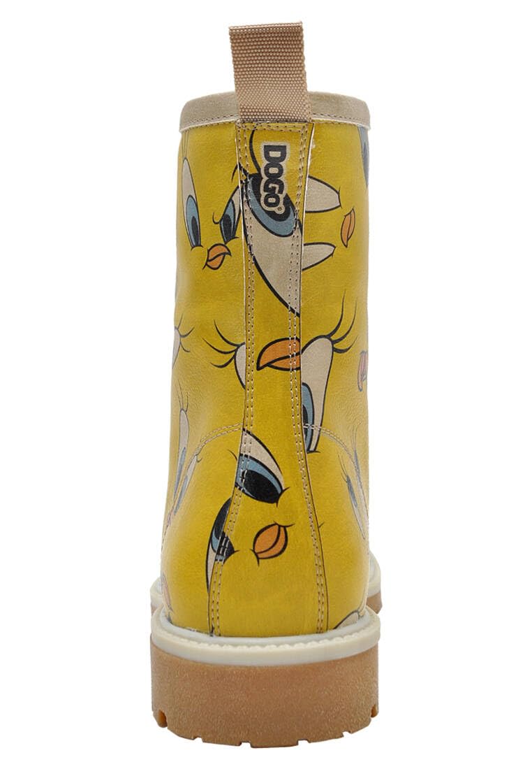 dogo-wb-vegane-damen-stiefeletten-tweety-in-yellow image 6