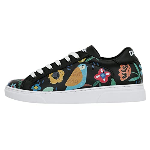 dogo-ace-sneakers-flowers-birds-damen-vegan image 8