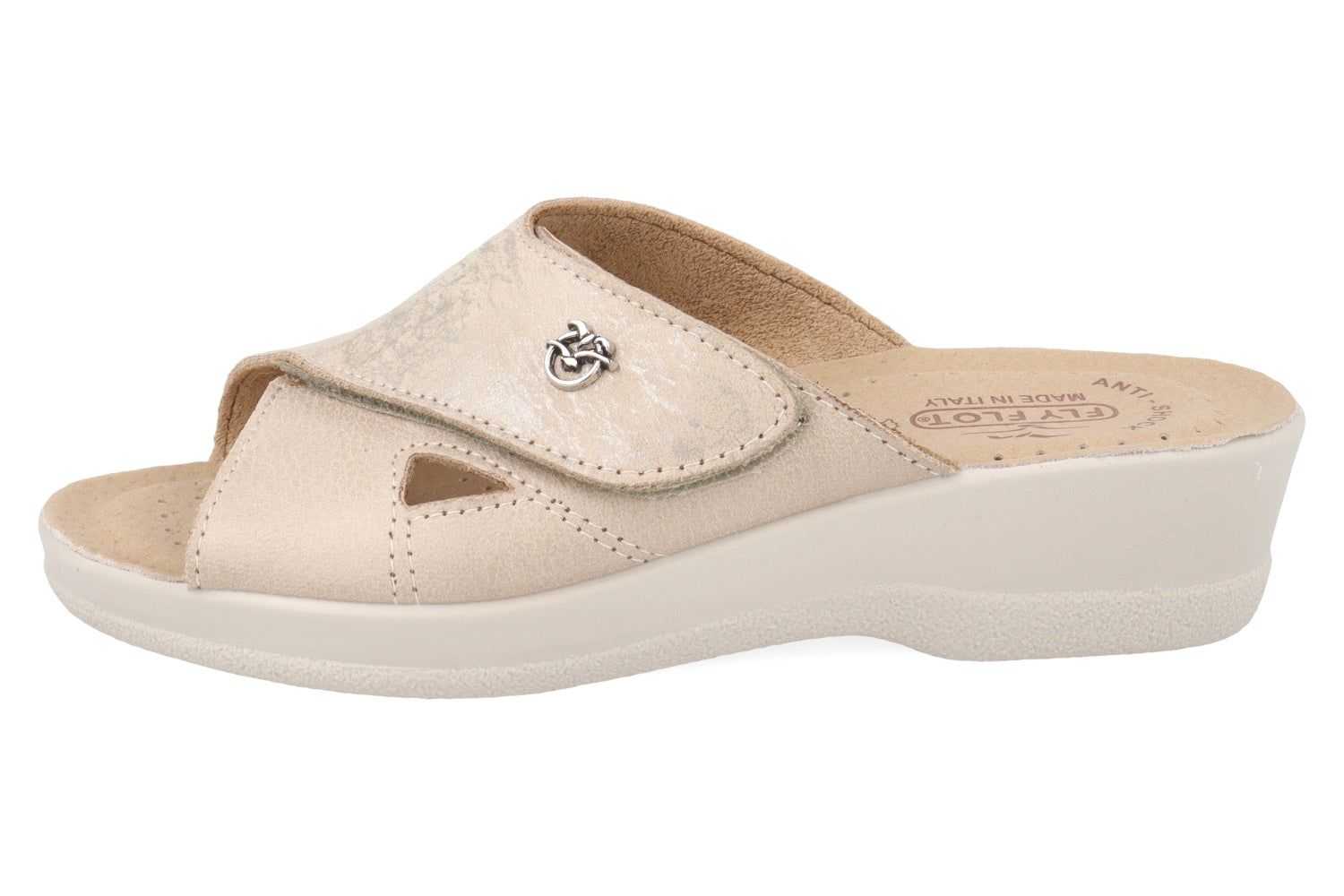 fly-flot-damen-pantolette-aus-microfaser-mit-klett-und-leder-fu-bett image 3