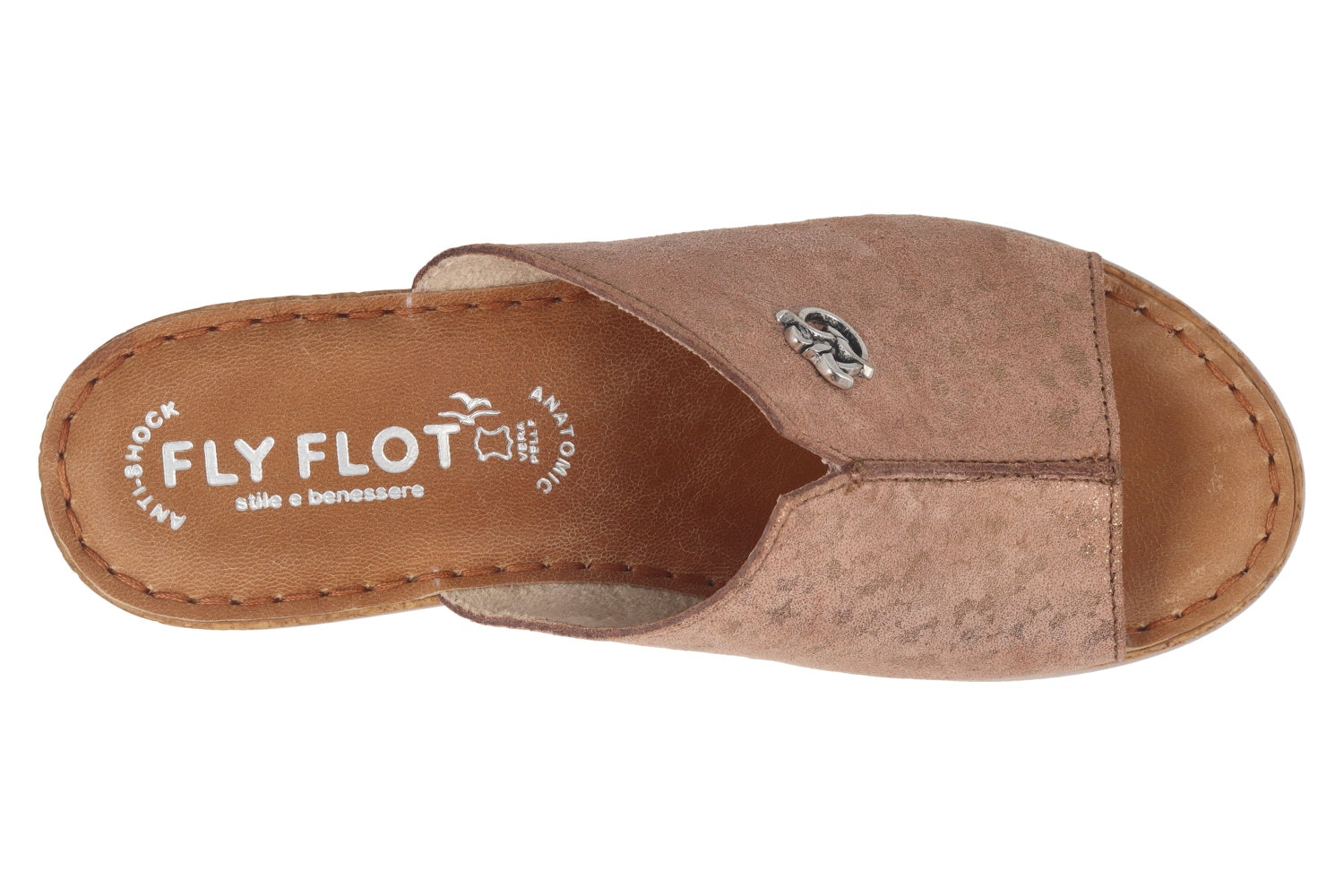 fly-flot-damen-pantolette-aus-leder-mit-6-cm-keil-und-anti-shock-fu-bett image 2