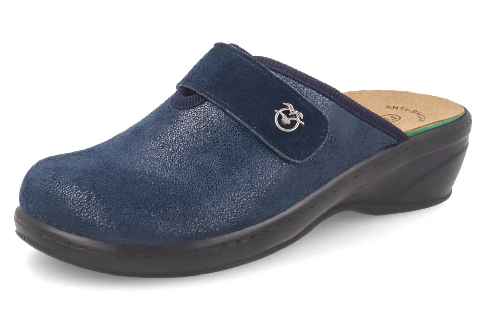 fly-flot-damen-pantolette-stretch-microfaser-klett-auswechselbares-fu-bett image 1