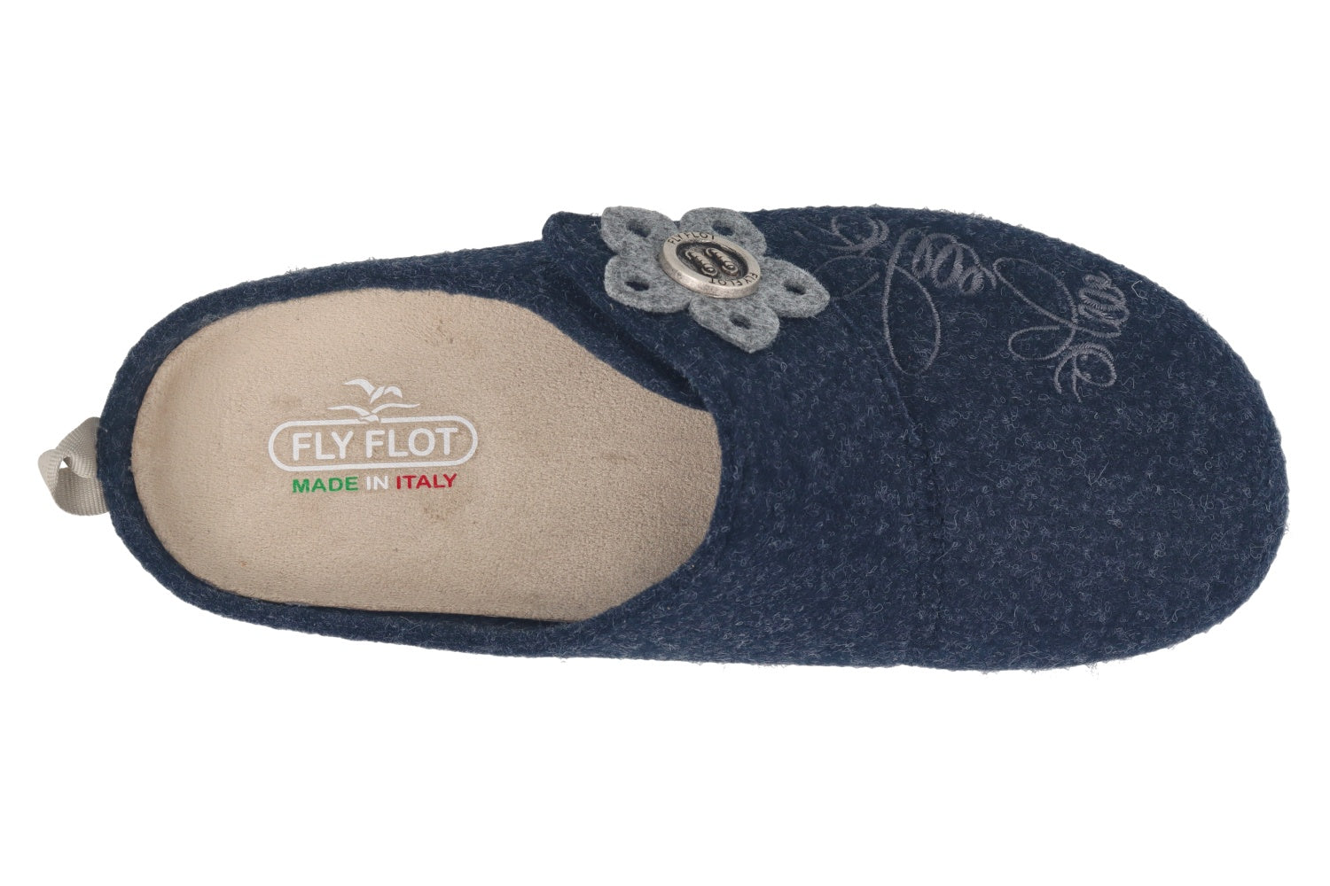 fly-flot-damen-ciabatta-hausschuh-aus-recyceltem-pet-mit-klettverschluss image 2