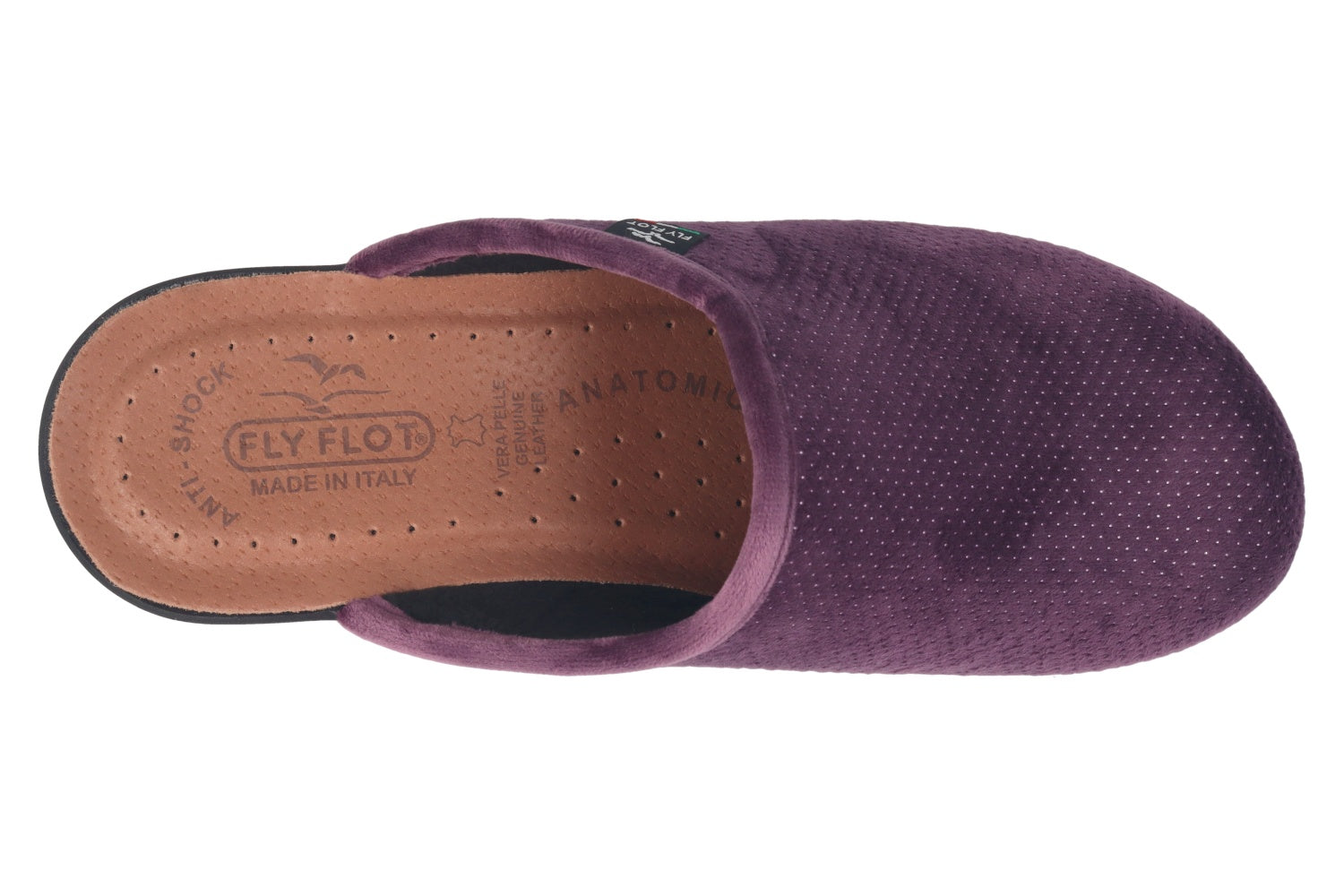 fly-flot-damen-pantolette-aus-microfaser-mit-anti-shock-leder-fu-bett image 2