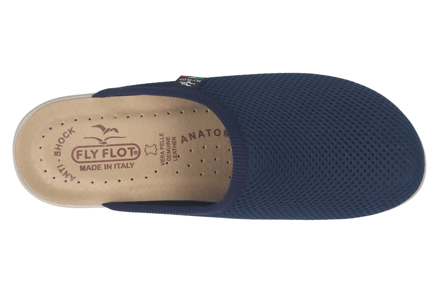 fly-flot-damen-pantolette-elastisches-netz-anti-shock-lederfu-bett image 2