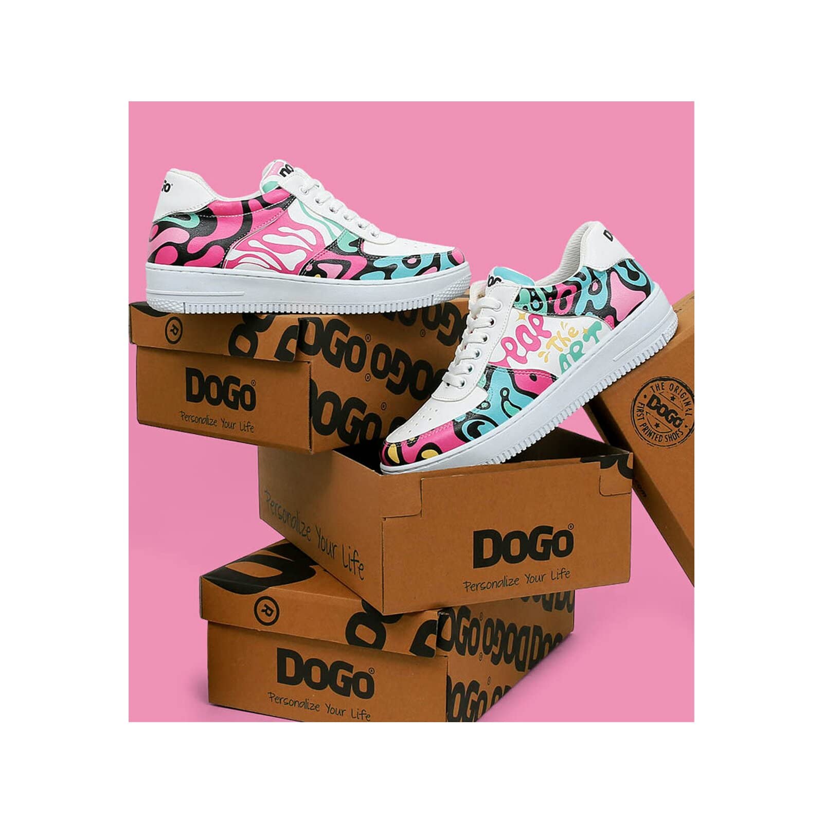 dogo-dice-sneaker-damen-vegan-bunt image 2