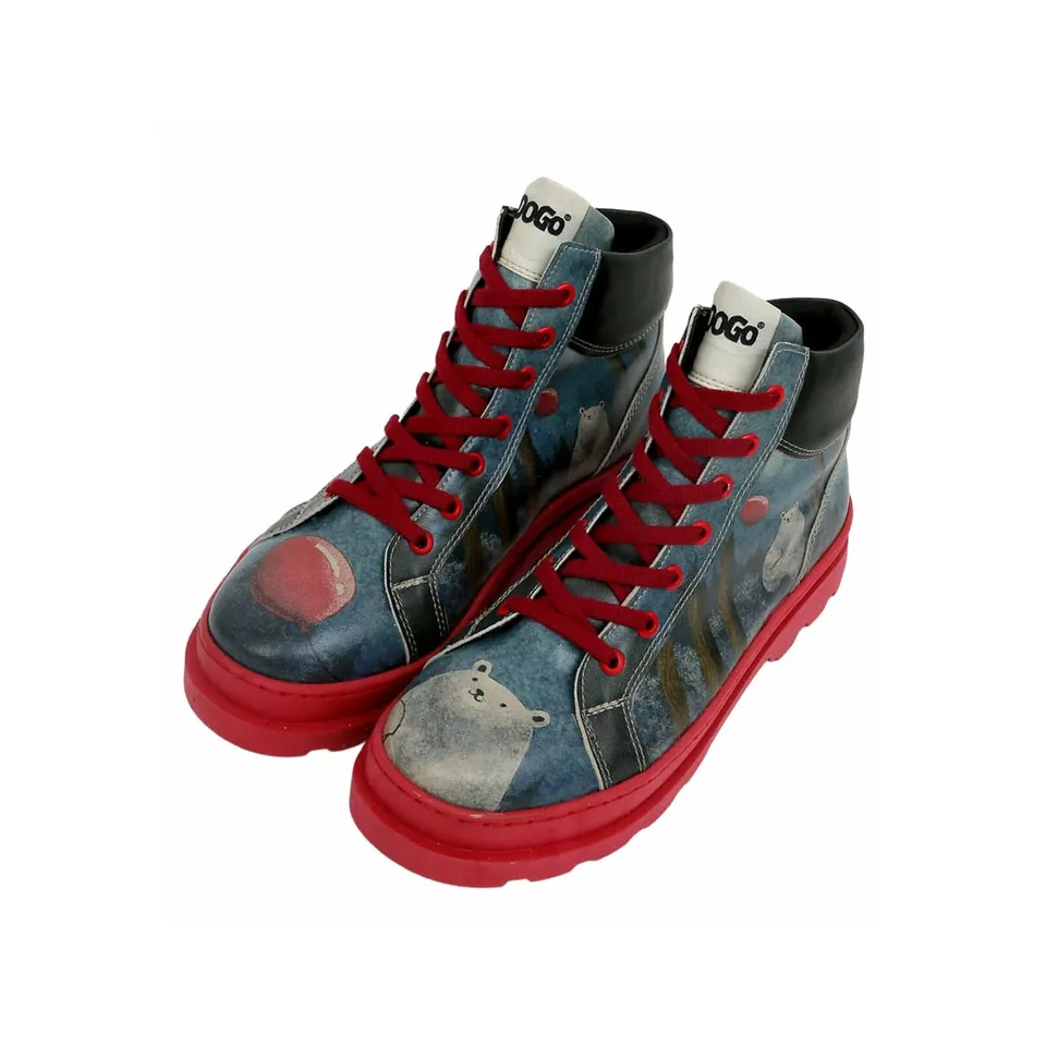 dogo-adriana-boots-damen-plateau-stiefeletten-vegan-bunt image 1