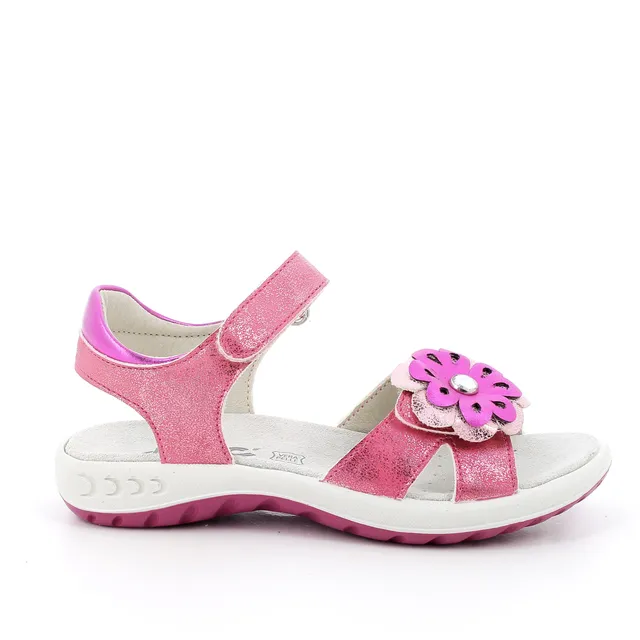 imac-sandale-m-dchen-fuchsia-blume-doppelklett image 1