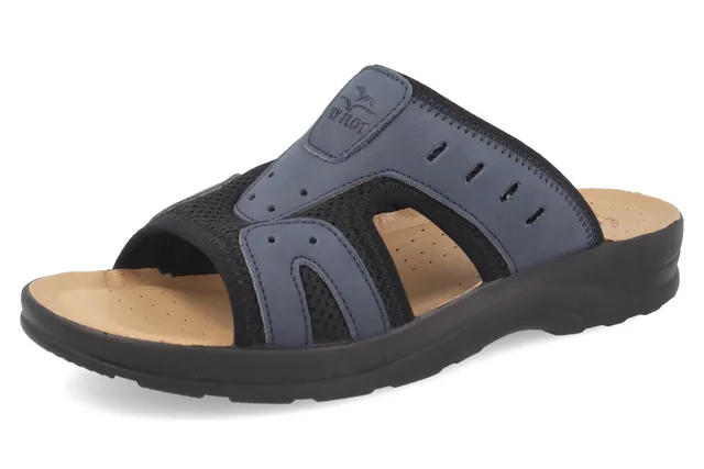 fly-flot-herren-pantolette-microfaser-evopell-4-cm-sohle image 1