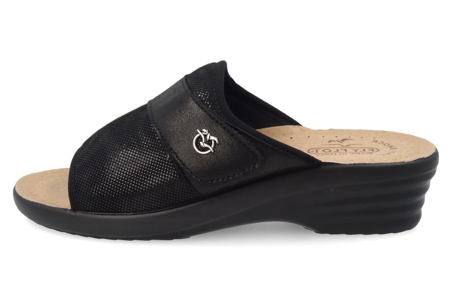 fly-flot-damen-pantolette-microfaser-stretch-klett-anti-shock-4-5-cm-sohle image 3