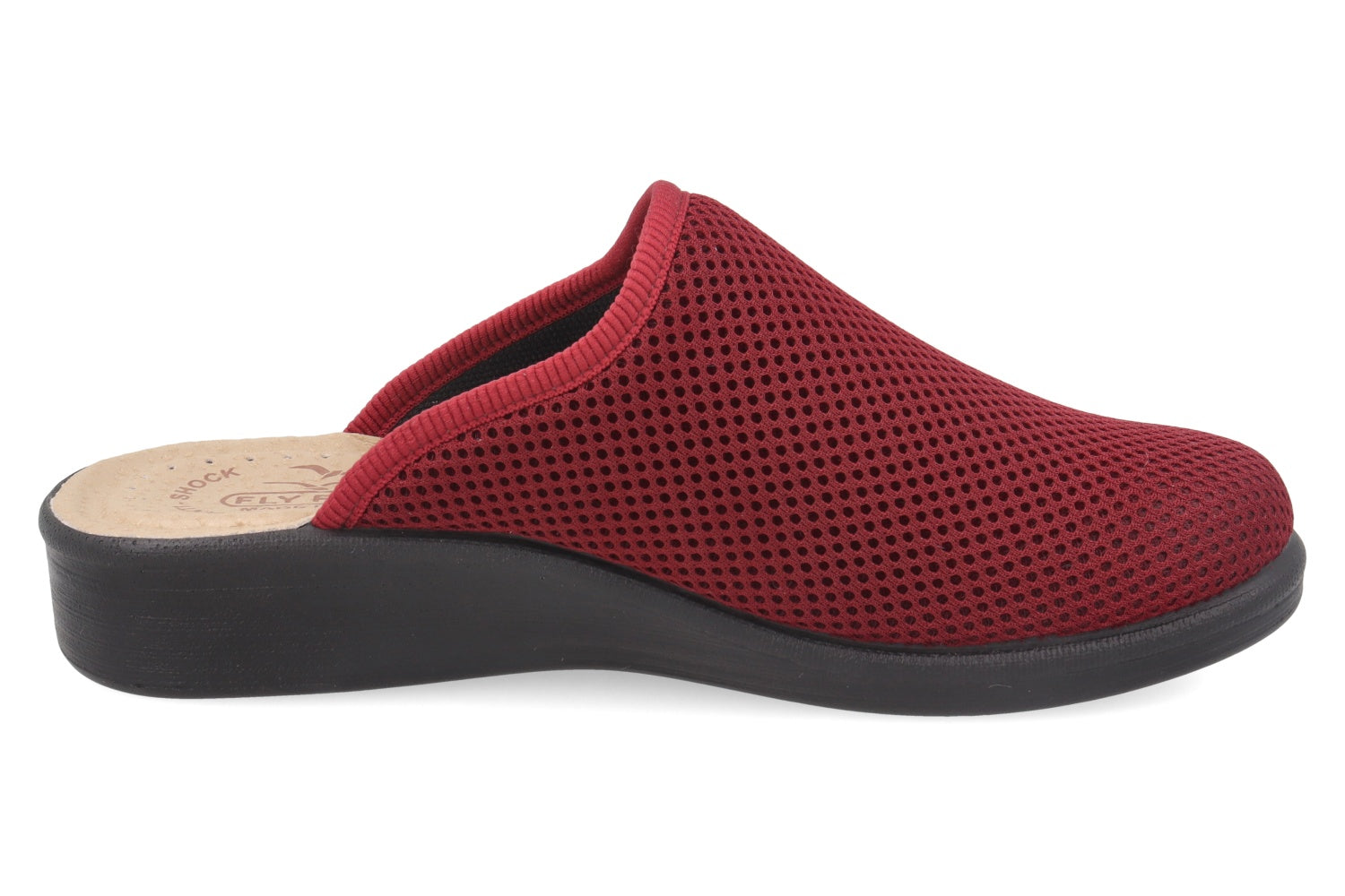 fly-flot-damen-pantolette-aus-elastischem-netz-leder-fu-bett-3-5-cm image 8
