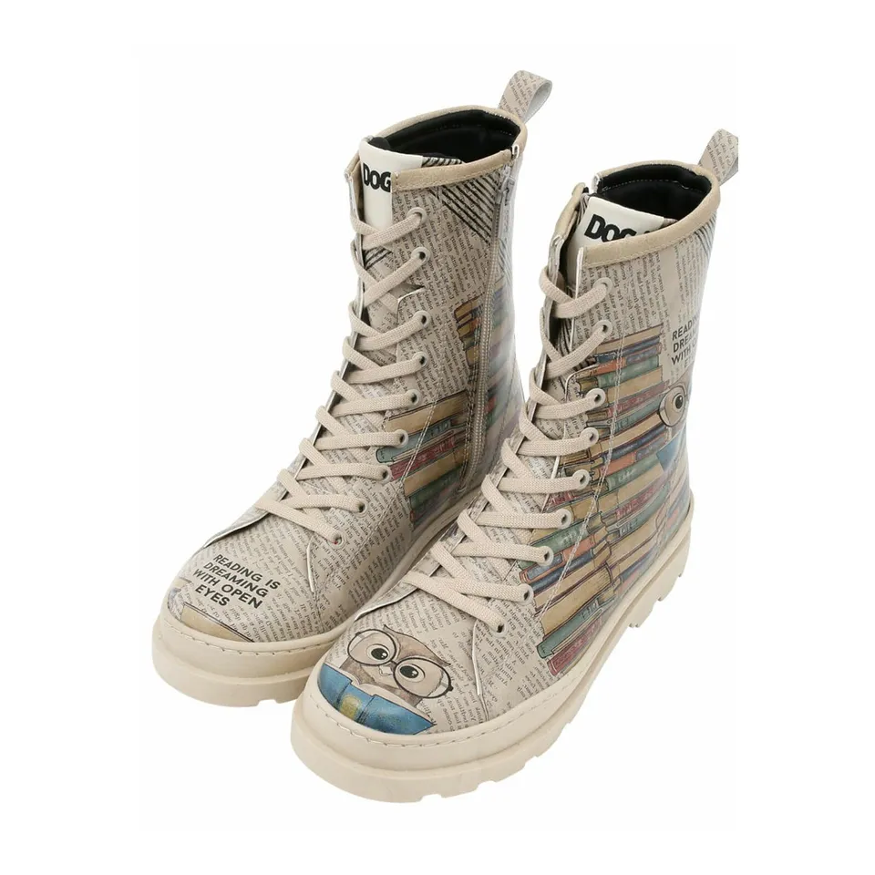 dogo-gisele-boots-vegane-damen-boots-bunte-stiefeletten-mit-rei-verschluss image 1
