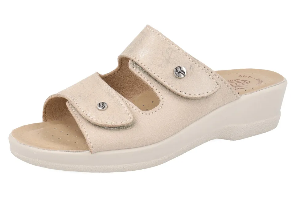 fly-flot-damen-ciabatta-hausschuh-aus-weicher-mikrofaser-mit-klett image 1