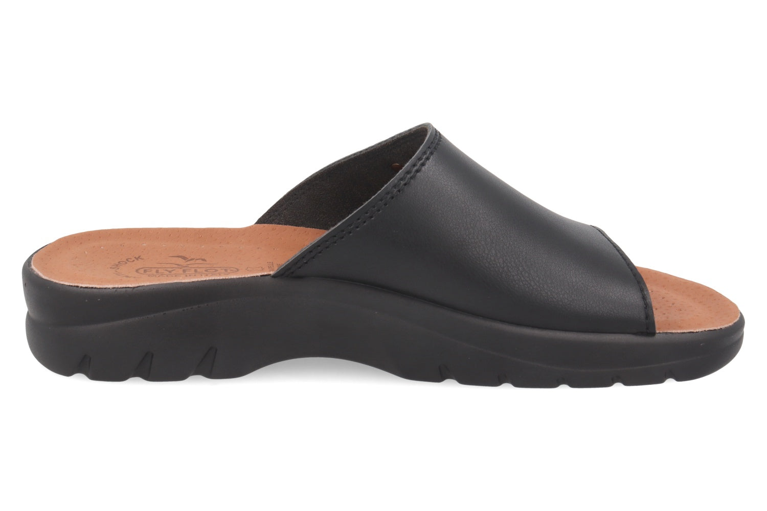 fly-flot-herren-pantolette-aus-evopell-mit-schnalle-und-leder-fu-bett image 4