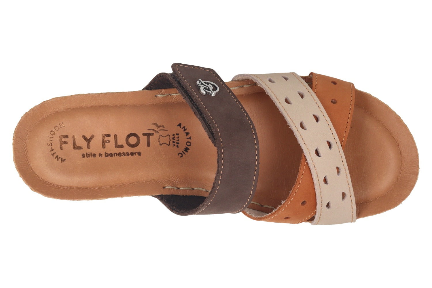 fly-flot-damen-pantolette-aus-leder-mit-klett image 2