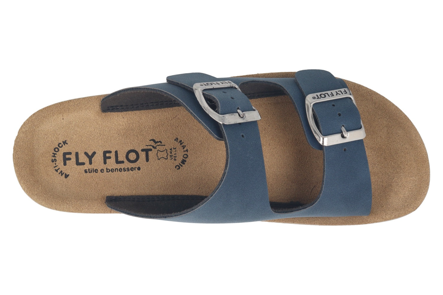 fly-flot-damen-pantolette-weiche-microfaser-mit-schnalle-lederfu-bett image 6