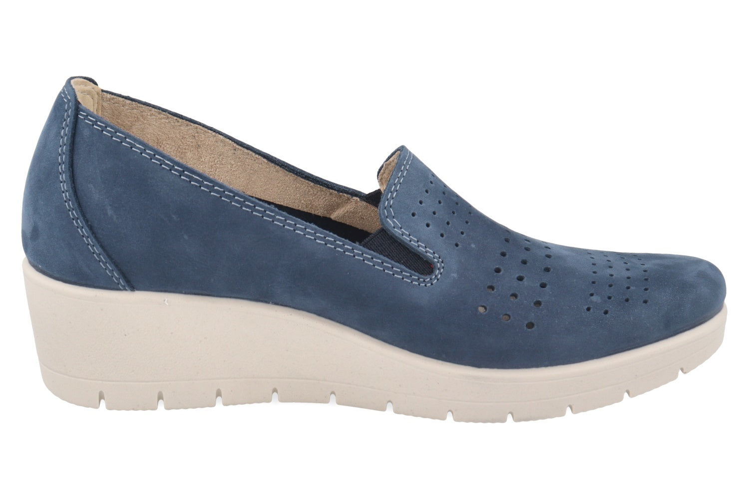 fly-flot-damen-schn-rschuh-aus-leder-memory-fu-bett-4-8-cm-sohle image 4