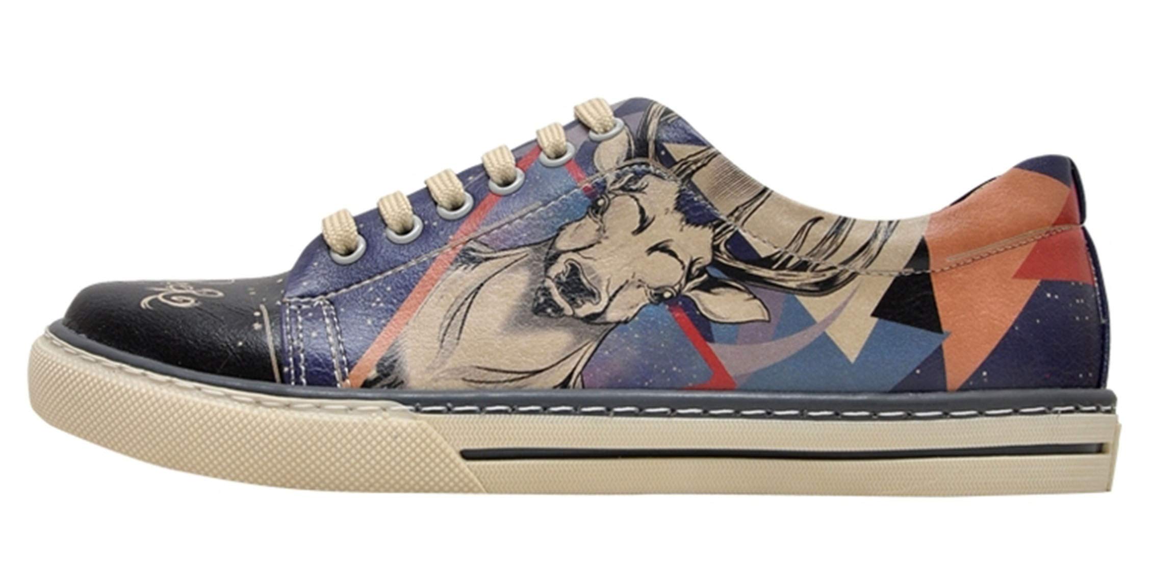 dogo-damen-sneakers-sneaker-veganer-leder-sneaker-mit-print image 5