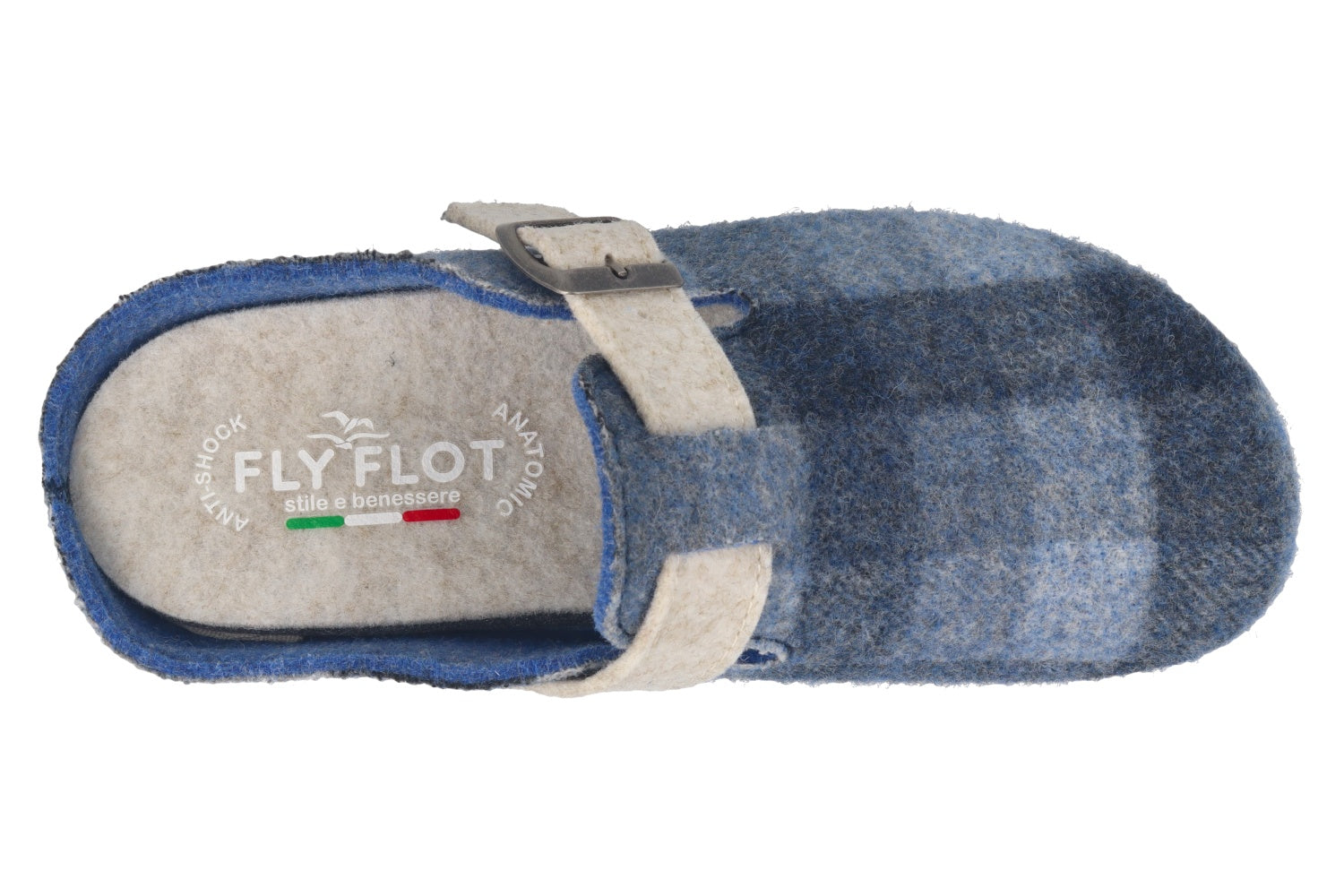 fly-flot-damen-pantolette-aus-stoff-schnalle-3-cm-sohle image 2