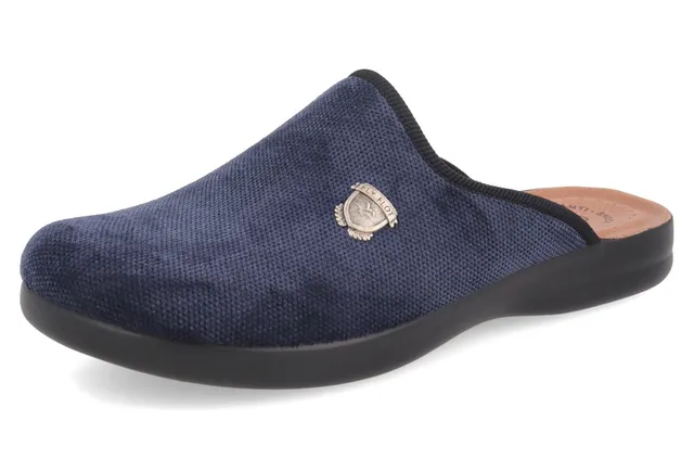 fly-flot-herren-pantolette-aus-weicher-microfaser-mit-leder-fu-bett image 1