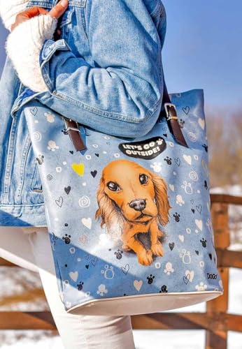 dogo-tall-bag-hello-my-hooman-vegane-damen-schultertasche image 6