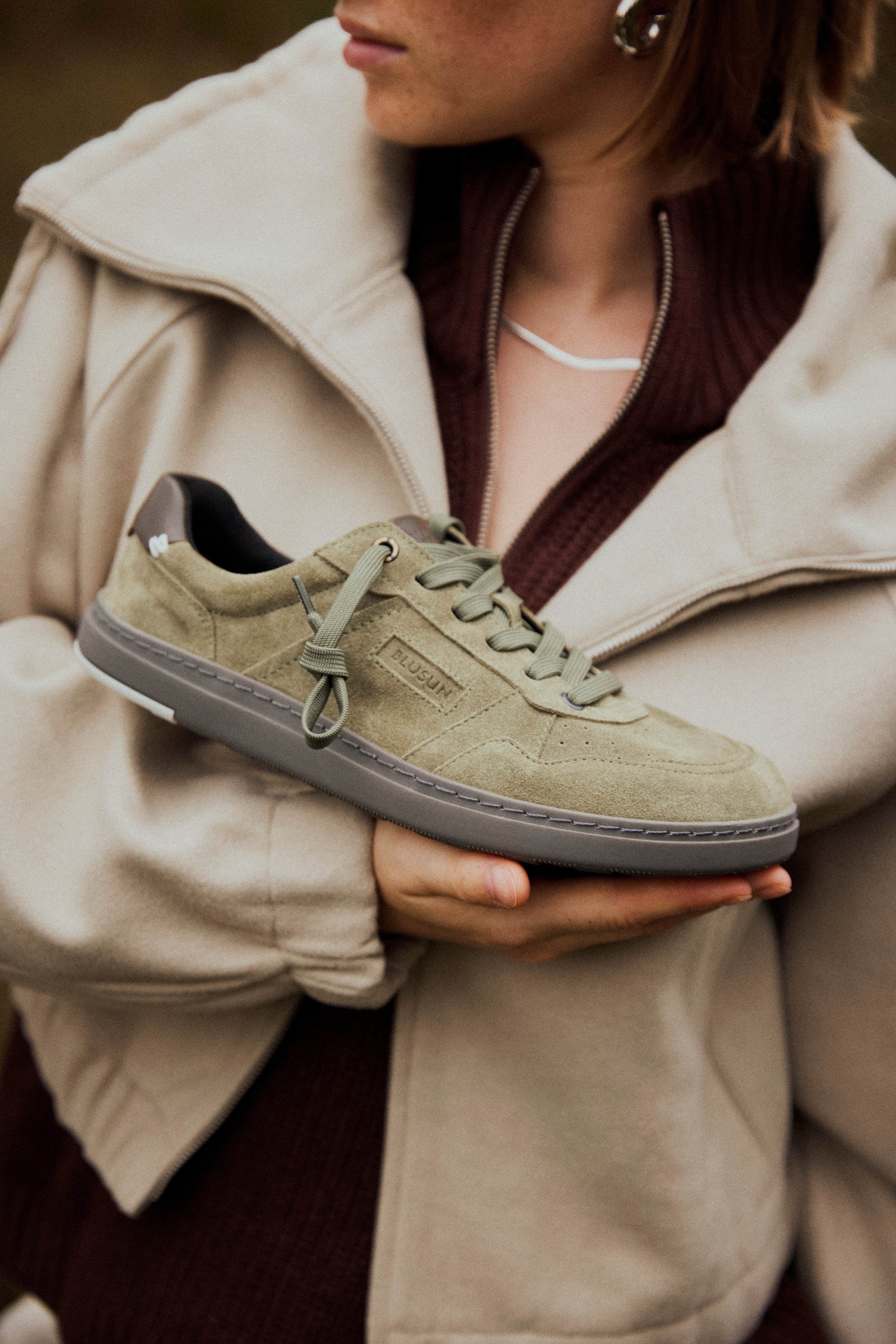blusun-blsn-600-w-damen-barfu-sneaker-dark-green-court image 2